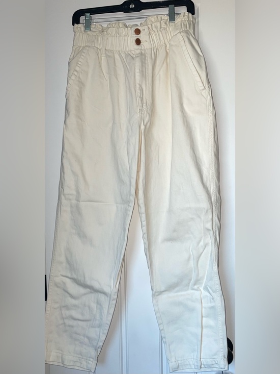 Universal Thread Pants - Universal Thread Cream Paperbag Waist Pants